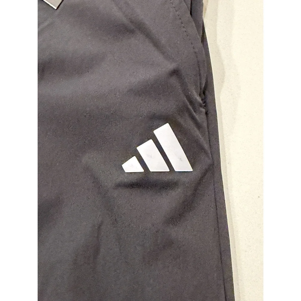 Adidas Mens Fleece Lined Wind Pant Joggers Black ADVR0995 Large NWT